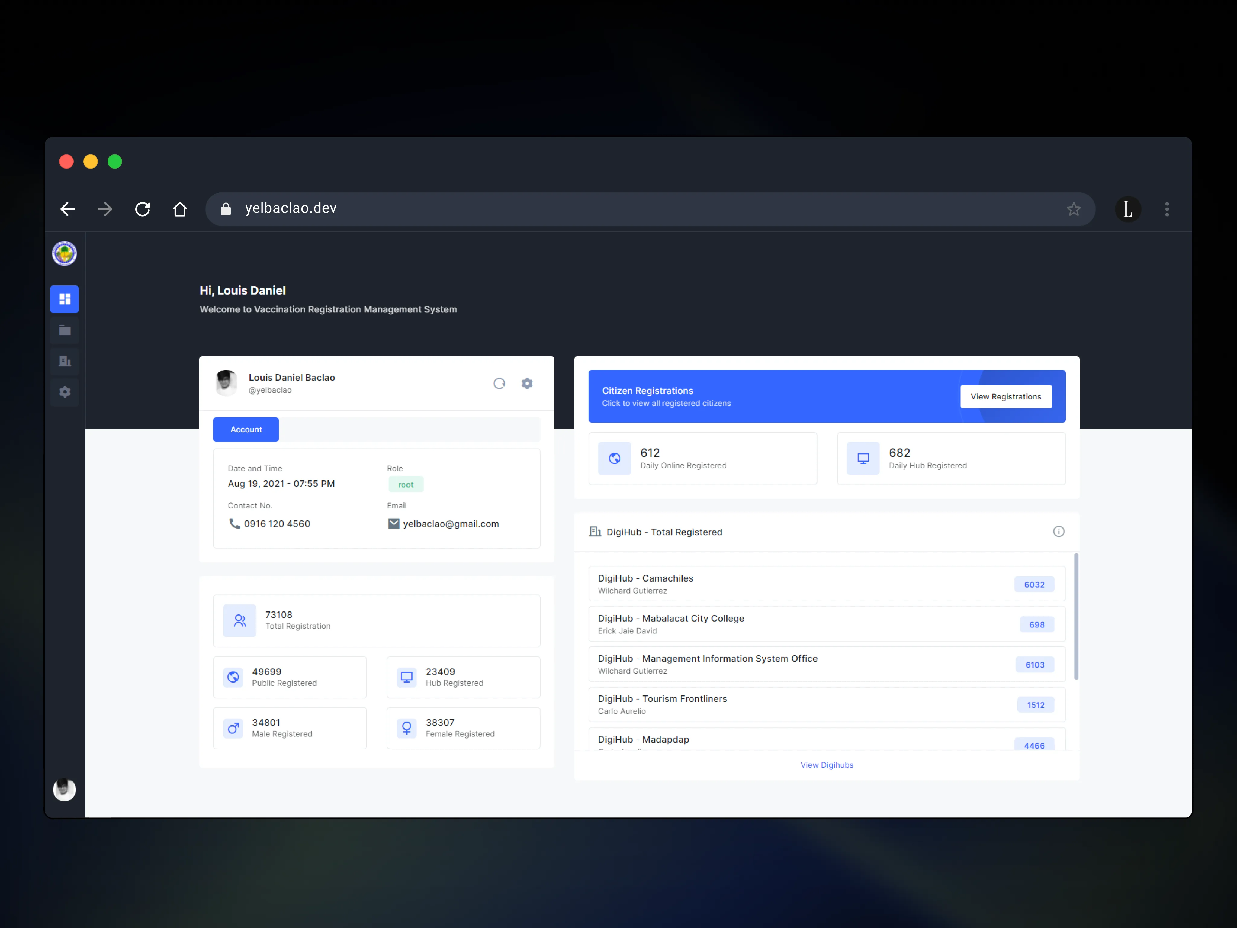 VIMS – Vaccination Information Management System